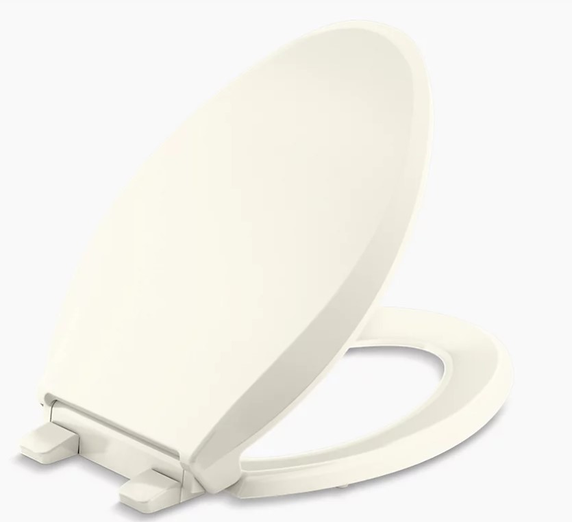 KOHLER 4636-RL-96 CACHET READYLATCH QUIET-CLOSE ELONGATED TOILET SEAT ...